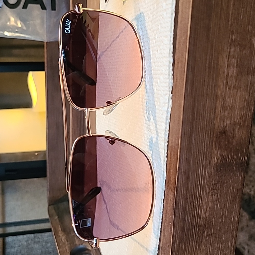 Quay Australia Rose Gold Sunglasses